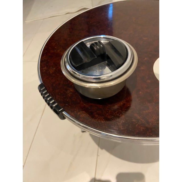 Art Deco Smoking Stand With Removable Ashtray For Sale - Image 9 of 12