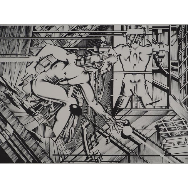 Contemporary Francisco Melo, Surhomme (Nude), Lithograph For Sale - Image 3 of 8