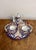 Quality 19th century porcelain coffee set, consisting of a large twin handled platter 38.5cm, two coffee cans with saucers...