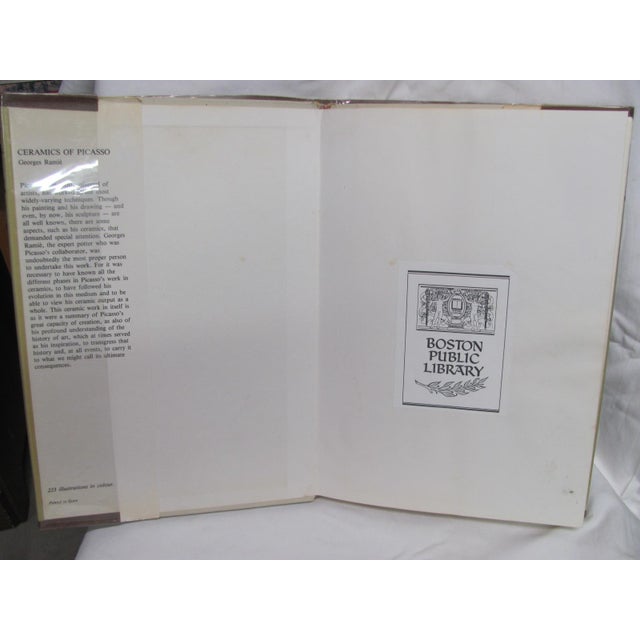 Mid-Century Modern Book "Ceramics of Picasso" 1st Ed 1985 Hc Dj Boston Public Library Deaccession 223 Images For Sale - Image 3 of 13