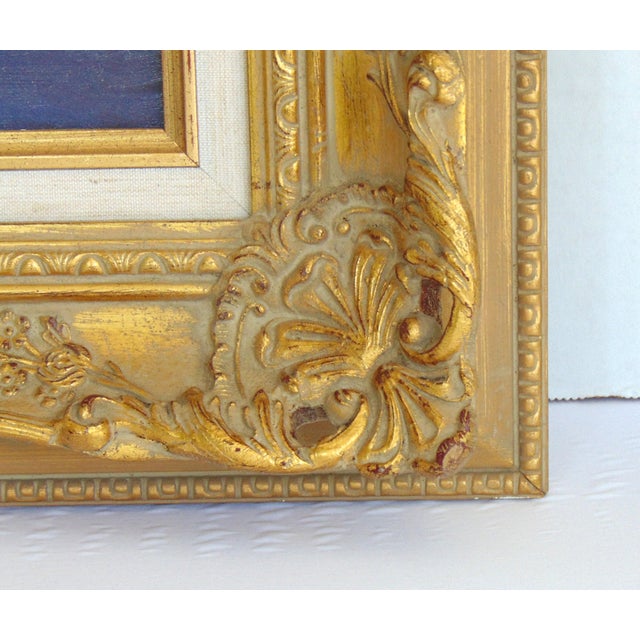 Paint Antique Original Oil Painting by Mary Horton Adriance Framed 21"Wx25"H For Sale - Image 7 of 10