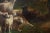 Henry Schouten, Shepherd with a Flock of Sheep, Oil on Canvas, Framed For Sale - Image 4 of 9
