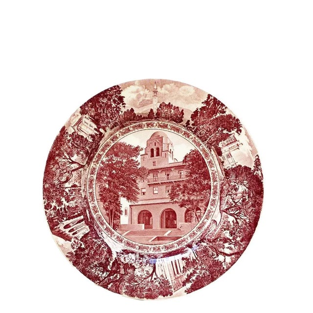 1930s - 1940's Wedgwood University of California Berkeley Plates - Set of 9 For Sale In Los Angeles - Image 6 of 13
