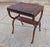 1950s Regency Leather Top Mahogany Side Table With Curule Legs - A Pair For Sale - Image 11 of 16