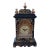 Vtg. Reproductive Chinoiserie Battery Operated Mantel Clock W/Removable Finials For Sale