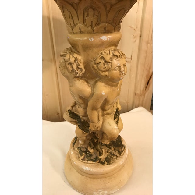 Vintage Marble Top Cherub Table Chairish