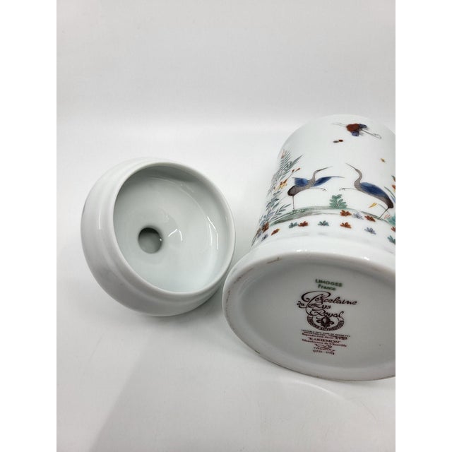 White Pot from the Porcelaine Du Lys Royal Manufacture, France For Sale - Image 8 of 13