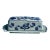 Blue Danube Japan Blue & White Covered Butter Dish, Circa 1950's For Sale