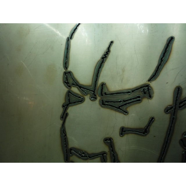 Brutalist Handmade Metal Wall Art by Gui Gui, 1993s For Sale - Image 10 of 15