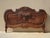 Bed Frame ~ Antique French Louis XVI Brown Headboard Fb & Rails For Sale In Los Angeles - Image 6 of 13