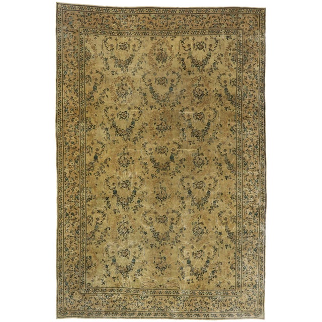 Oversized Antique Indian Mogul Rug - 12'07 X 18'10 For Sale - Image 9 of 11