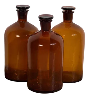 Glass Jars, 1920s, Set of 3