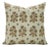 Fabdivine Indian Block Print Cushion Cover 16x16 Inch Pure Linen- Sadabahar For Sale