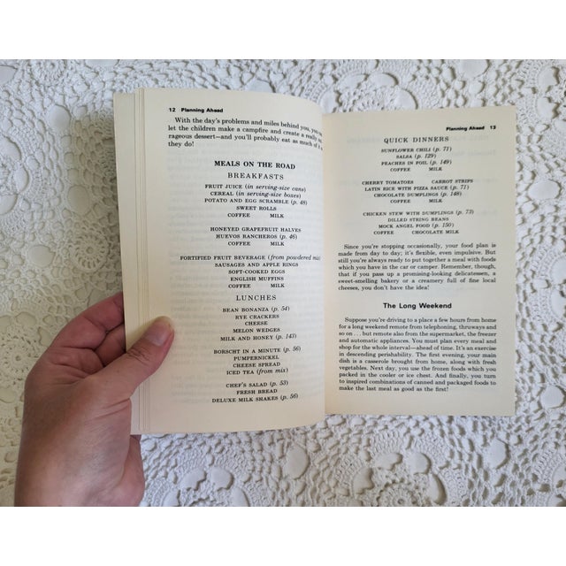 Paper Betty Crocker Cookbook for Family Camping by Elizabeth Williams For Sale - Image 7 of 10