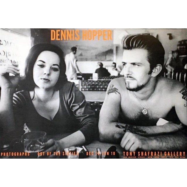 1960s Tony Shafrazi Gallery Dennis Hopper Exhibition Poster For Sale