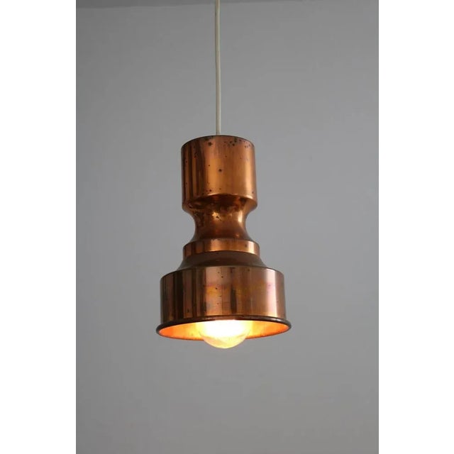 Danish Copper Pendant Lamp, 1960s For Sale - Image 4 of 7