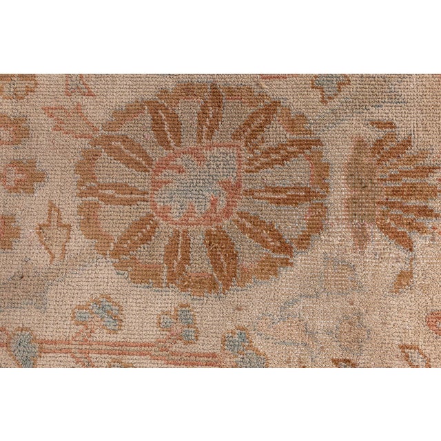 This magnificent antique rug before your eyes is a paragon of its superior craftsmanship. The main field of the venerable...