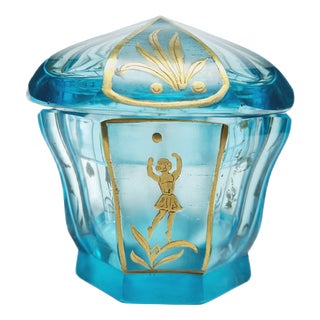 Biedermeier Candyer from Moser, Bohemia, 1890s For Sale