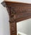 Antique French Oak Wall Mirror in Carved Wall Frame For Sale - Image 3 of 15