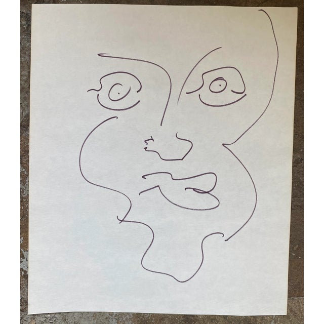 Drawing by Vermont artist Frank Wallace (1915/18-2003). Wallace was born in Toledo, Ohio and grew ip in Massachusetts...