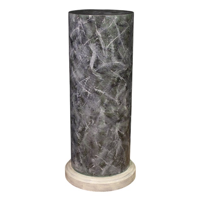 Italian Lacquered and Painted Column, 1980s For Sale