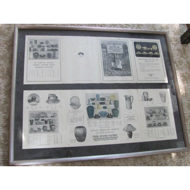 Extremely rare, two 8 page fold out advertising brochures for the Paul Revere Pottery / Saturday Evening Girls line of...