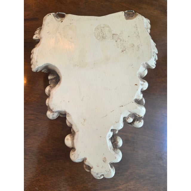 Hollywood Regency 1940s Gold Grapevine Wall Pocket For Sale In Indianapolis - Image 6 of 9