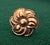 Mid-Century Modern Set of 15 Solid Brass Mid-Century Floral Cabinet Knobs For Sale - Image 3 of 5