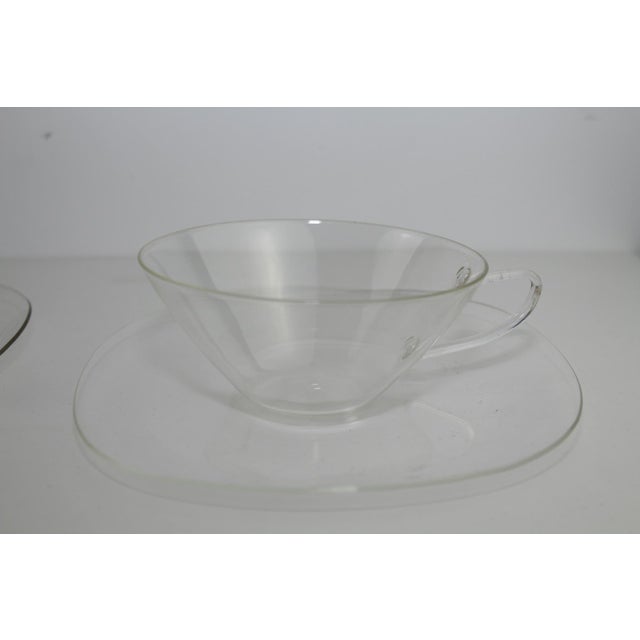 Jena Glass Service Set by Heinrich Löffelhardt for Schott & Gen, 1950s, Set of 17 For Sale - Image 6 of 7