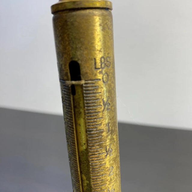 Vintage Chatillon-N.Y.-USA Brass Hanging Fishing Scale. *** Fully tested and working great with very good condition. This...