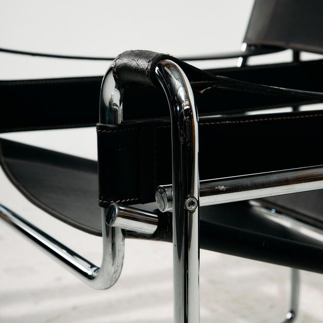 Model B3 Wassily Chair by Marcel Breuer for Gavina For Sale - Image 9 of 18