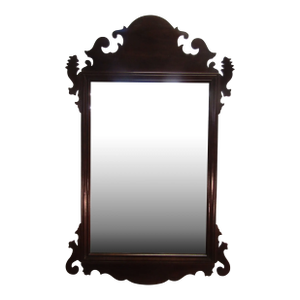 Stickley Solid Cherry Chippendale Style Mirror