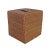 Wood Tea Stained Rattan Tissue Cover For Sale - Image 7 of 7