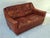 Animal Skin Mid-Century Patchwork Tufted Leather Sofa, 1960s For Sale - Image 7 of 7