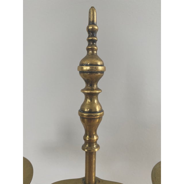 English Late 19th Century English 2-Candle Adjustable Lamp For Sale - Image 3 of 13