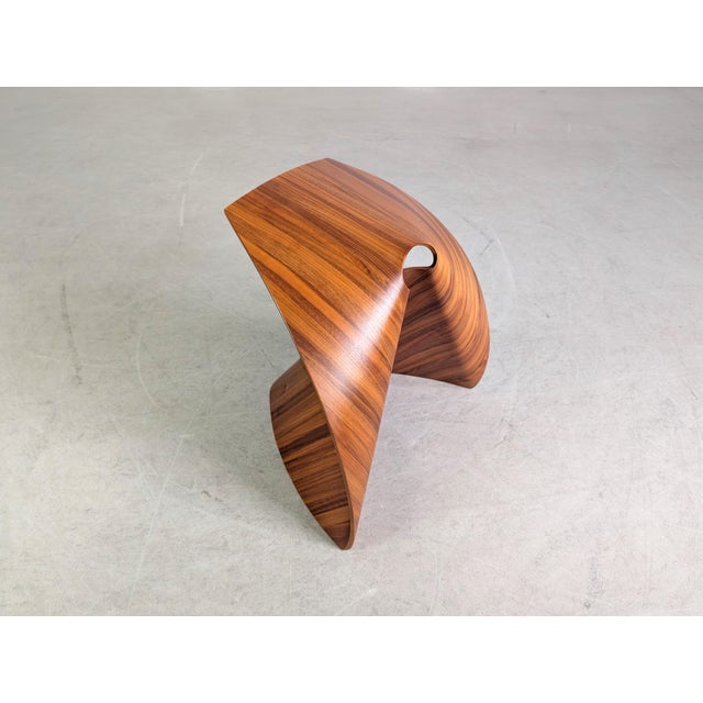 Wood AP Stool in Walnut by Tokomo and Shin Azumi for Lapalma For Sale - Image 7 of 10