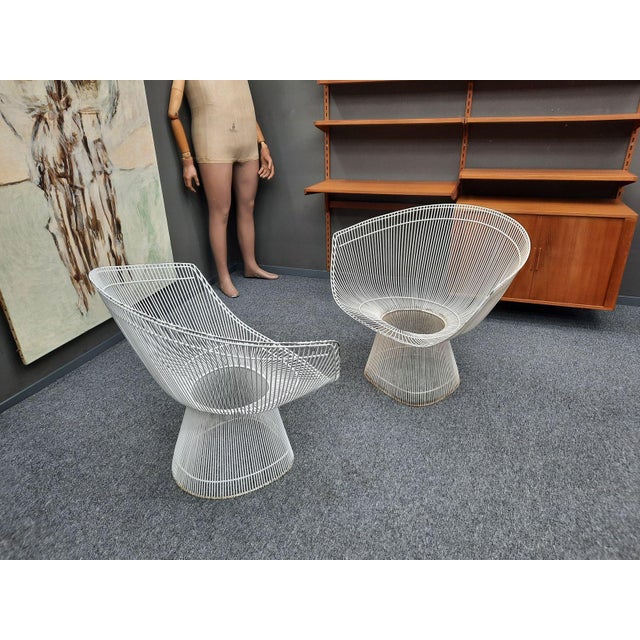 Metal Chairs by Warren Platner for Knoll International, 1960, Set of 2 For Sale - Image 7 of 11