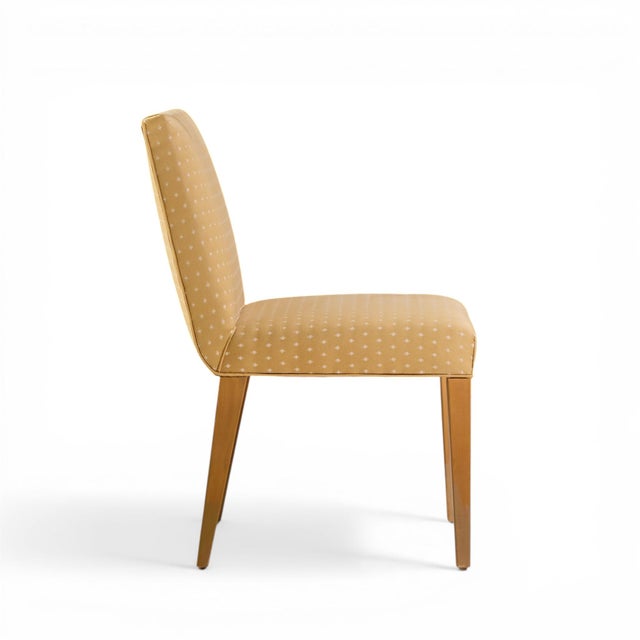 Wood Edward Wormley for Dunbar Mid Century Bleached Mahogany Dining Chairs - Set of 6 For Sale - Image 7 of 10