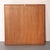Italian Walnut Mirror, 1970s For Sale - Image 3 of 9