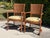 Late 20th Century Vintage Barrel-Back Rattan Armchairs, Pair For Sale - Image 5 of 14