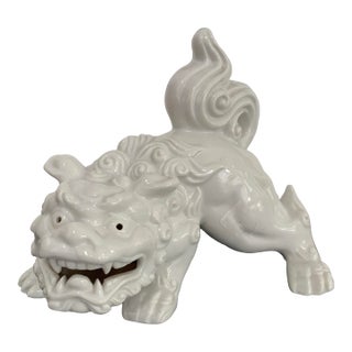1960s Otagiri Blanc De Chine Foo Dog For Sale