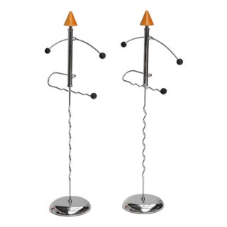 Postmodern Valet Stands, 1980s, Set of 2 For Sale