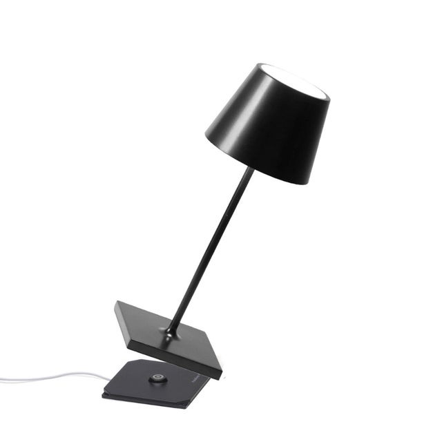 Zafferano Poldina Pro Mini Cordless Lamp in Black For Sale - Image 4 of 5