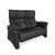 Modern Dark Grey Leather Varia Two-Seater with Manual Function from Mondo For Sale - Image 3 of 17