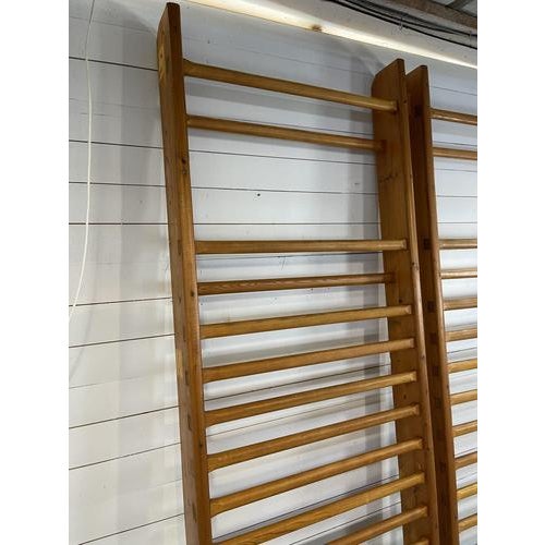 A-Nr. 2035 Retro Gymnastick Ladders +- 1960. Brushed and lacquered. Dims; H= 264 cm W= 100 cm D= 18 cm A-Nr. 2035 Retro...