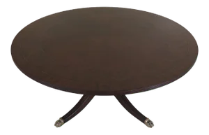 Henkel Harris Model #5240 Round Mahogany #29 Finish Coffee Table