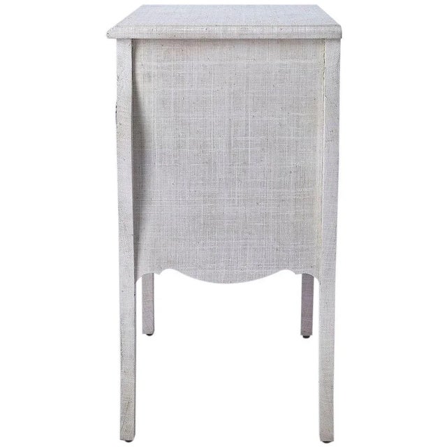 Distressed Silver White Accent Chest of Drawers For Sale - Image 4 of 6
