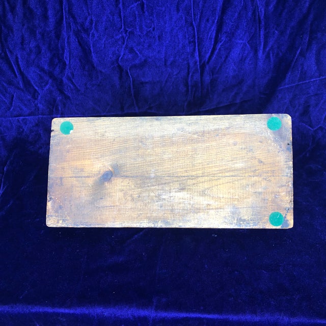 Wood 19th Century Antique Hanging Mahogany Letter Holder For Sale - Image 7 of 8