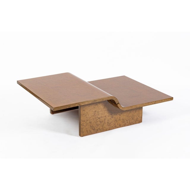 Vintage Postmodern Sculptural Lacquered Wood Coffee Table, 1970s For Sale In Detroit - Image 6 of 14