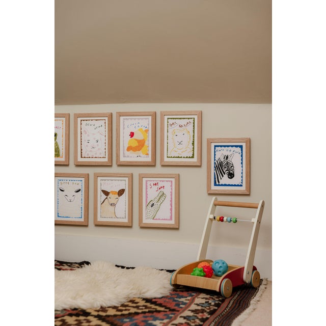 Bring the magic of the animal kingdom into your home with this charming print set by Tatiana Alida. Featuring nine joyful...